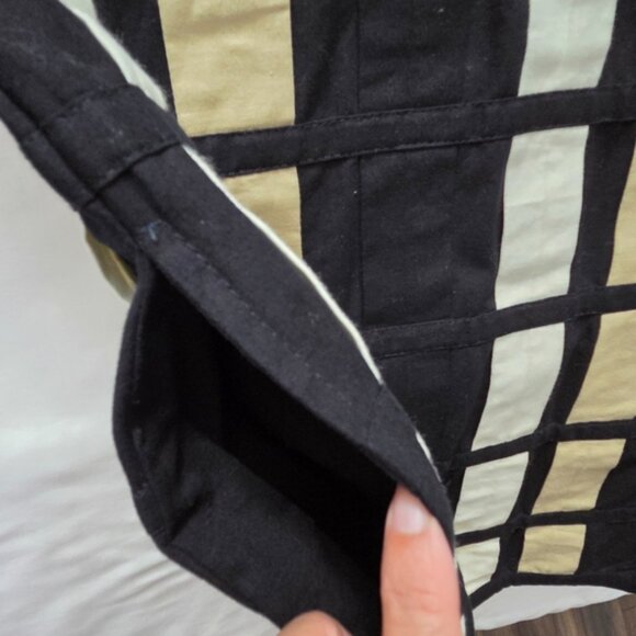 Yak Magik Quilted Patchwork Jacket | Artsy Geometric Kimono Duster | XL - Picture 10 of 12